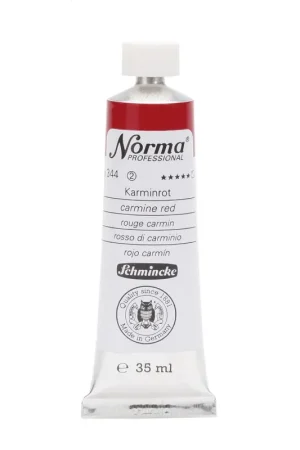 Actieprijs Schmincke Norma olieverf 35ml – 344 carmine red