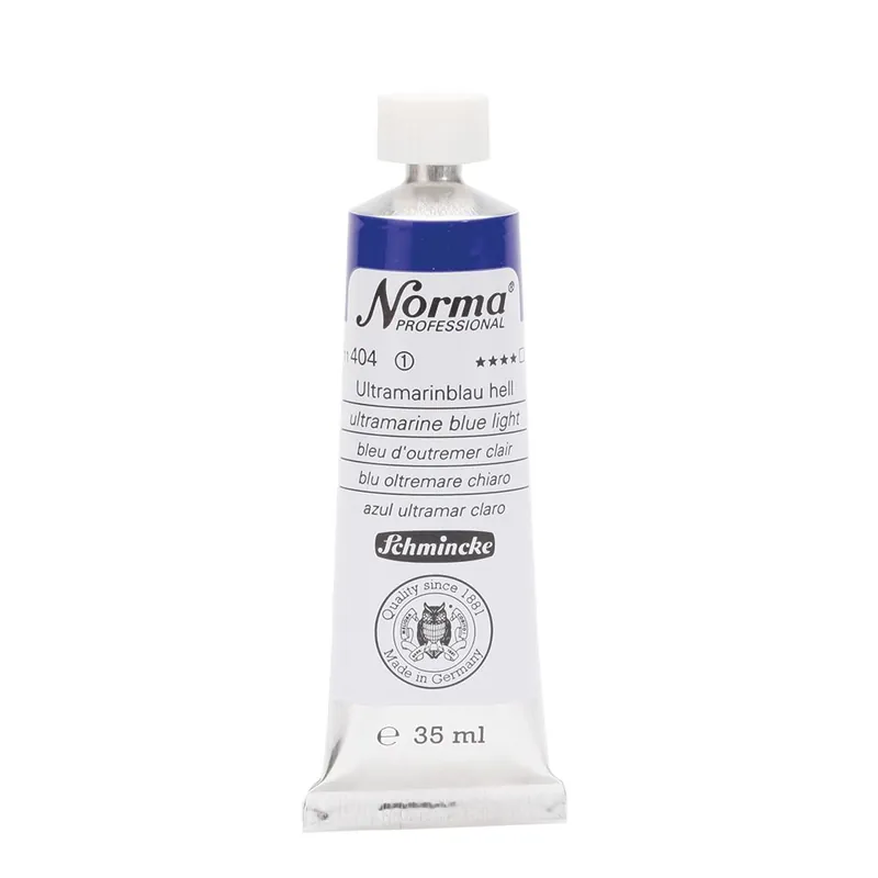 Schmincke Norma olieverf 35ml – 404 ultramarine blue light Uitverkoop