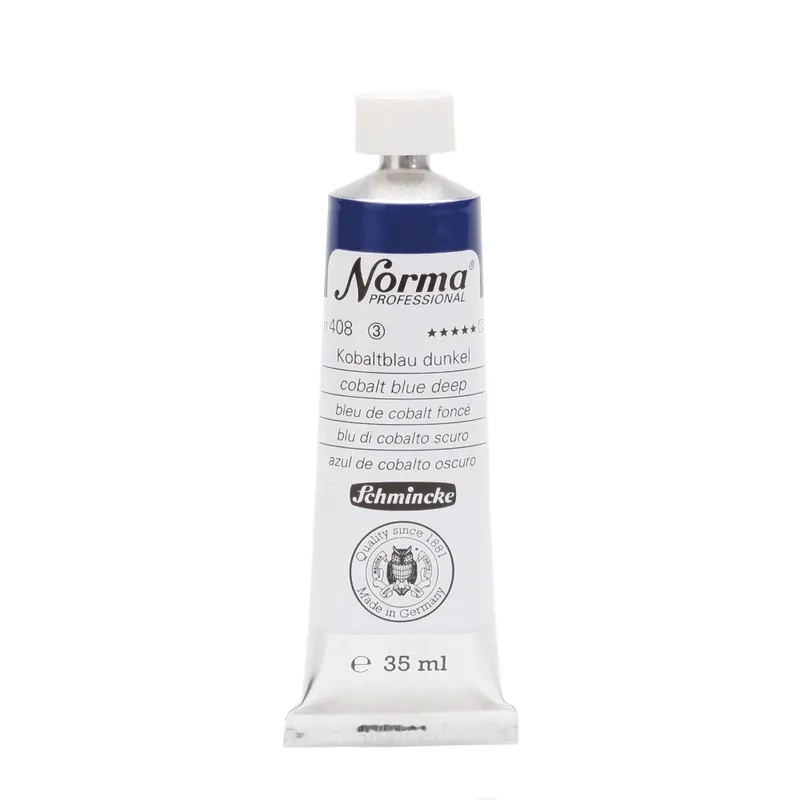 Bestseller Schmincke Norma olieverf 35ml – 408 cobalt blue deep