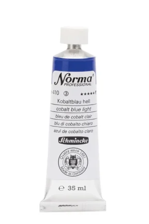 Schmincke Norma olieverf 35ml – 410 cobalt blue light Op = Op