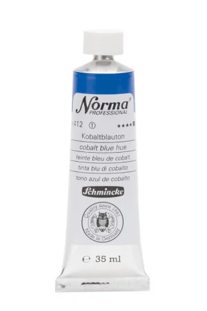 Beperkte Voorraad Schmincke Norma olieverf 35ml – 412 cobalt blue hue
