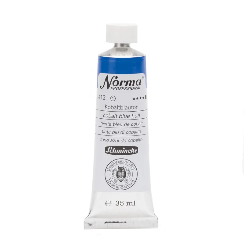 Beperkte Voorraad Schmincke Norma olieverf 35ml – 412 cobalt blue hue