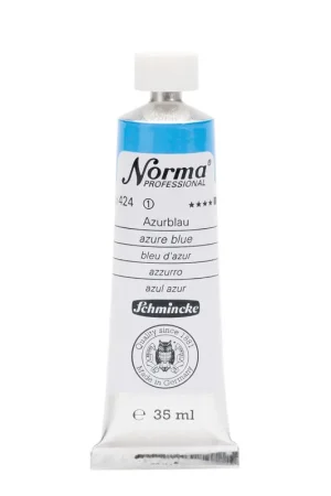 Schmincke Norma olieverf 35ml – 424 azure blue Shop Nu