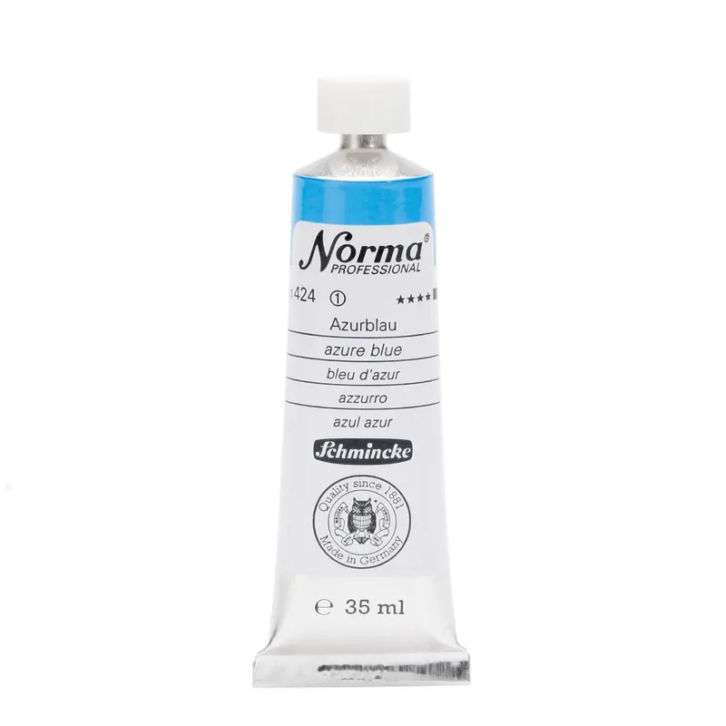 Schmincke Norma olieverf 35ml – 424 azure blue Shop Nu
