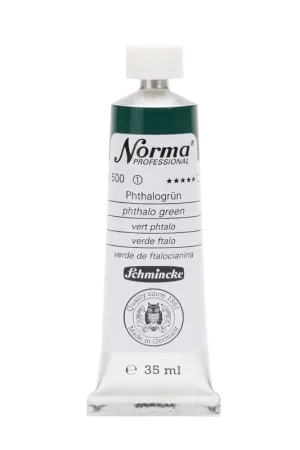 Schmincke Norma olieverf 35ml – 500 phthalo green Flitsaanbieding