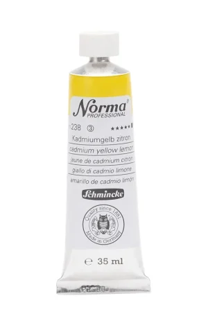 Finale Uitverkoop Schmincke Norma olieverf 35ml – 238 cadmium yellow lemon