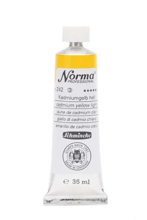 Hoge Kwaliteit Schmincke Norma olieverf 35ml – 242 cadmium yellow light