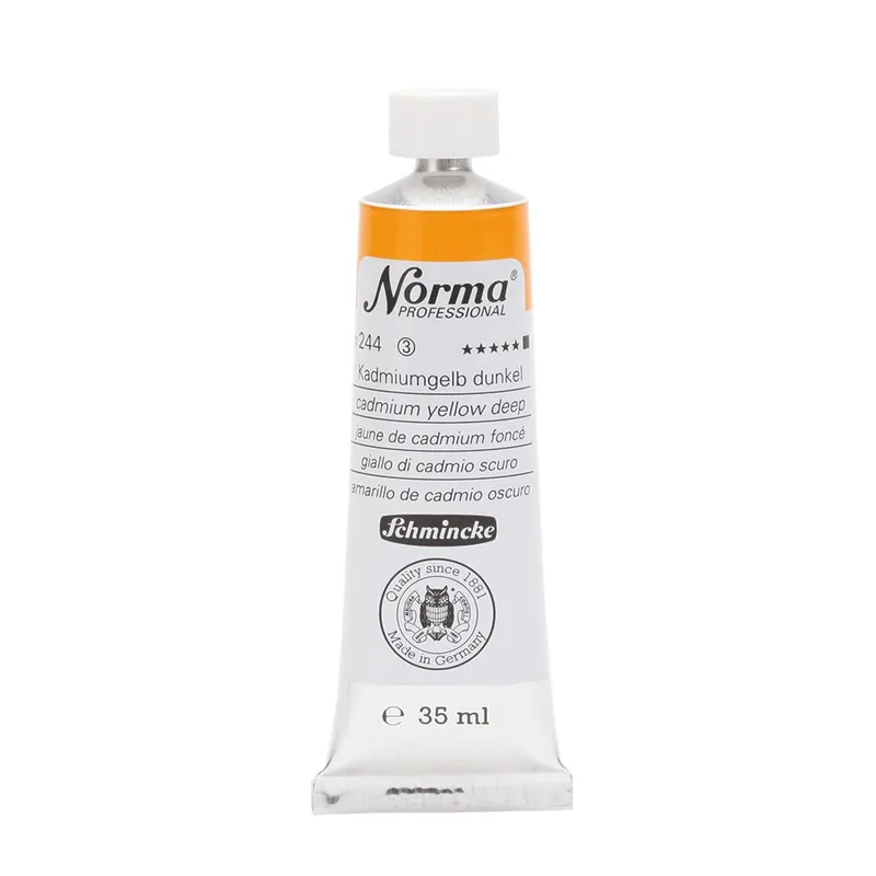 Must-Have Schmincke Norma olieverf 35ml – 244 cadmium yellow deep