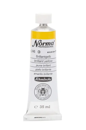 Schmincke Norma olieverf 35ml – 246 brilliant yellow Tijdelijk Beschikbaar