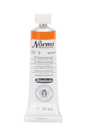 Schmincke Norma olieverf 35ml – 302 brilliant orange Must-Have