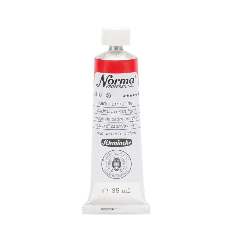 Direct Verzonden Schmincke Norma olieverf 35ml – 310 cadmium red light