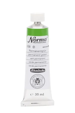 Schmincke Norma olieverf 35ml – 508 permanent green Veilige Betaling