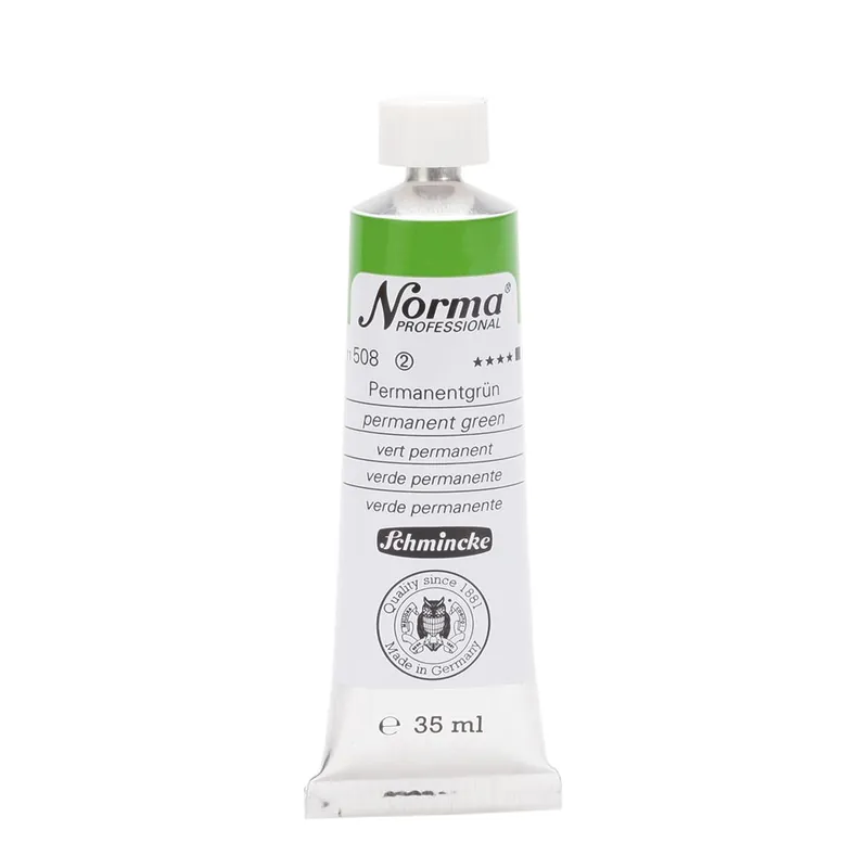 Schmincke Norma olieverf 35ml – 508 permanent green Veilige Betaling