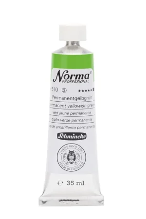 Fabrieksprijs Schmincke Norma olieverf 35ml – 510 permanent yellowish-green