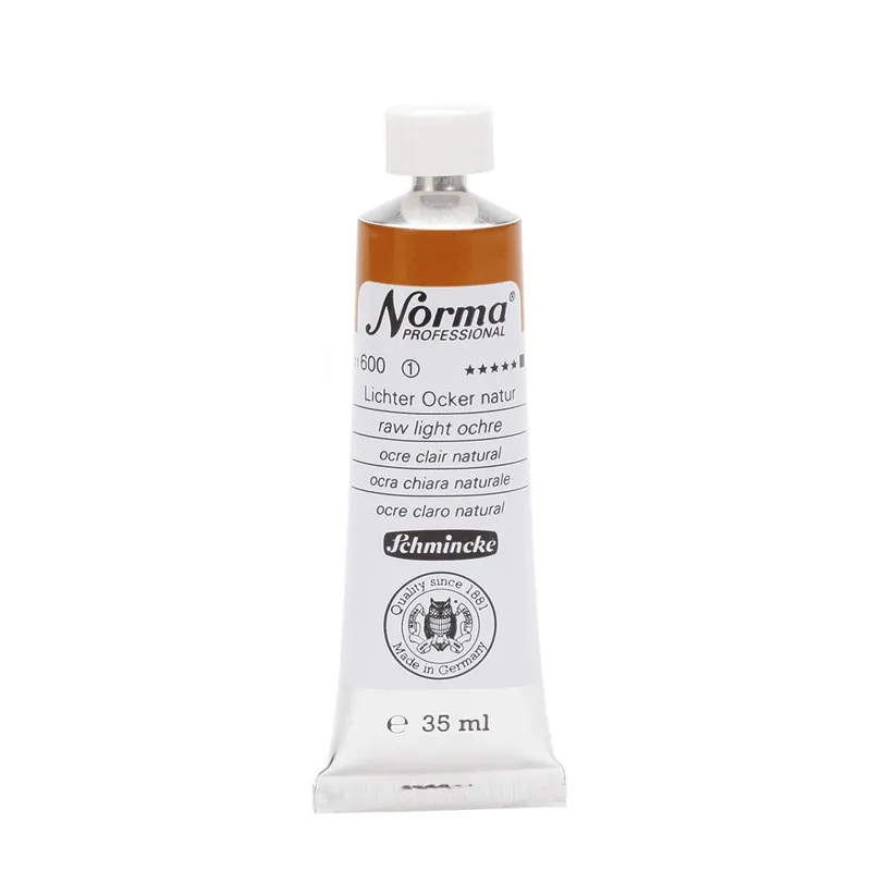 Schmincke Norma olieverf 35ml – 600 raw light ochre Laatste Kans