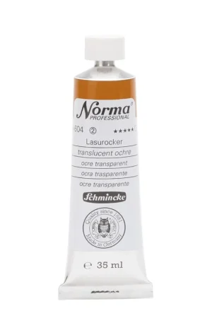 Betrouwbaar Schmincke Norma olieverf 35ml – 604 transparent ochre
