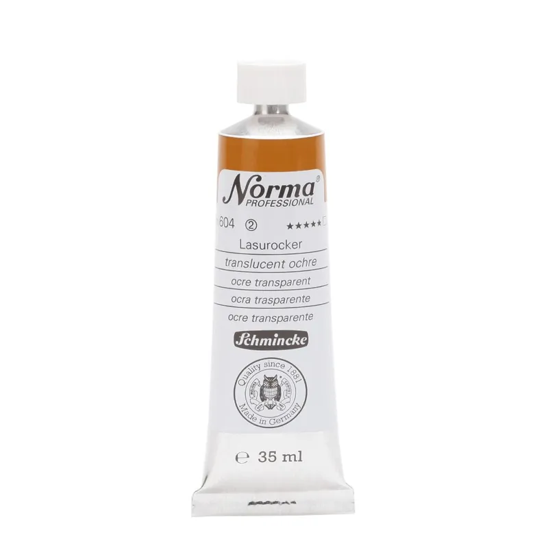 Betrouwbaar Schmincke Norma olieverf 35ml – 604 transparent ochre