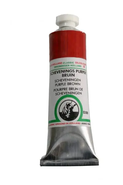 Uitverkoop Old Holland classic olieverf 40ml D26 schevenings purper bruin