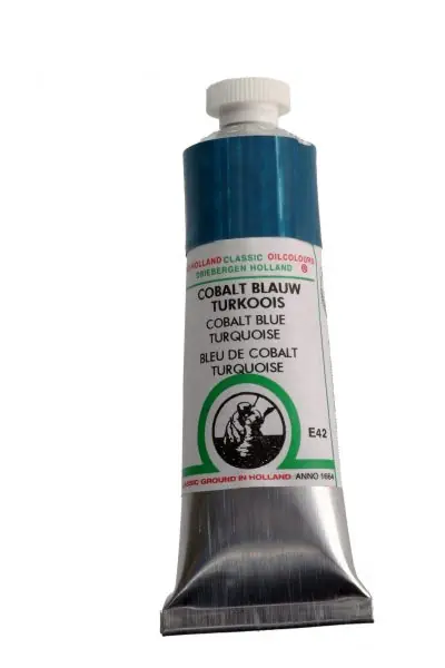 Veilige Betaling Old Holland classic olieverf 40ml E42 cobalt blauw turkoois