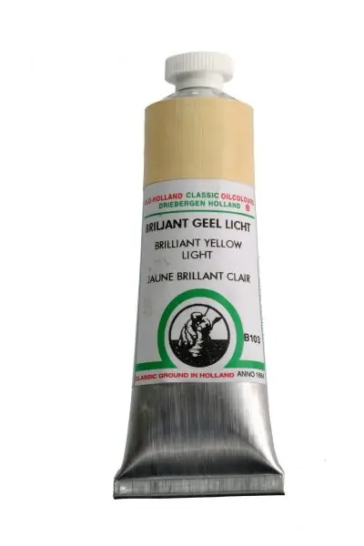 Fabrieksprijs Old Holland classic olieverf 40ml B103 briljant geel licht