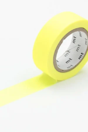 Washitape Ikigai – serie geel – shocking yellow Beperkt Aanbod
