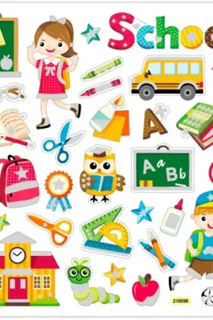 CCHobby stickers – school Koopje