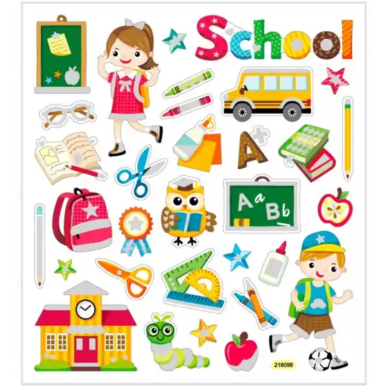 CCHobby stickers – school Koopje