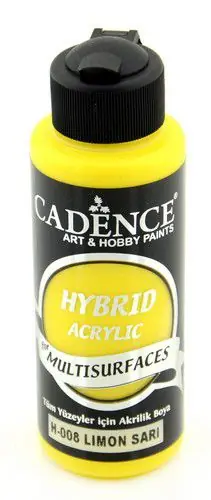 Cadence hybrid acrylic 120ml – 008 lemon yellow Gratis Retour