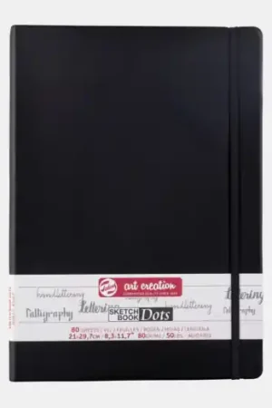 Art Creation Notebook dots 21×29.7cm 80gr Aanbieding