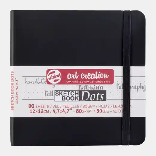 Art Creation Notebook dots 12x12cm 80gr Lage Kosten