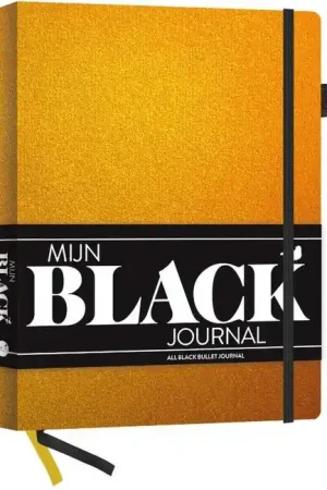 Mijn black journal – gold Beperkt Aanbod
