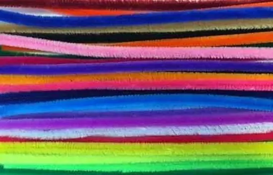 Bestel Nu Chenille 9 mm x 30 cm 20 stuks – kleuren mix