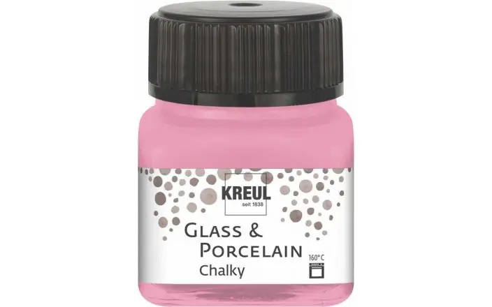 Kreul Glass & Porcelain chalky – 16635 candy rose Voordeelprijs