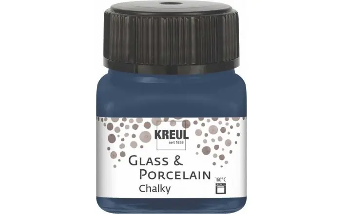 Laatste Versie Kreul Glass & Porcelain chalky – 16637 navy blue