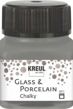 Beperkt Aanbod Kreul Glass & Porcelain chalky – 16643 smokey stone