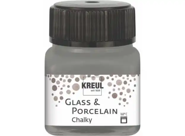 Beperkt Aanbod Kreul Glass & Porcelain chalky – 16643 smokey stone