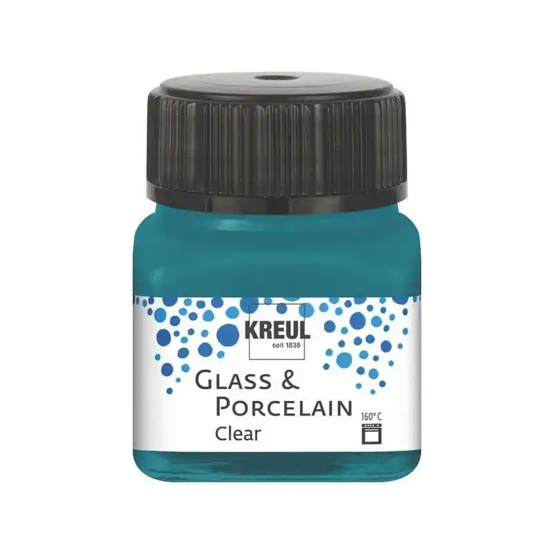 Kreul Glass & Porcelain clear – 16216 turquoise Direct Beschikbaar