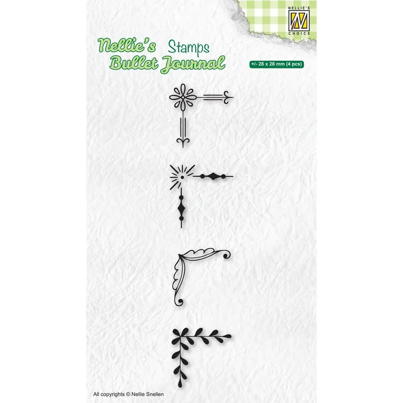 Aanbieding Nellie's choice clearstamp – set of edges