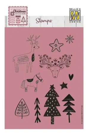 Beperkt Aanbod Nellie's choice clearstamp – Scandinavisch Landschap