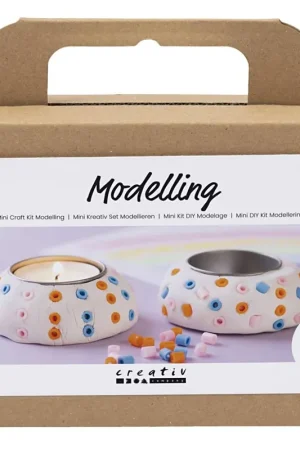 Flitsaanbieding Mini Hobbyset Boetseren Kaarsenhouder