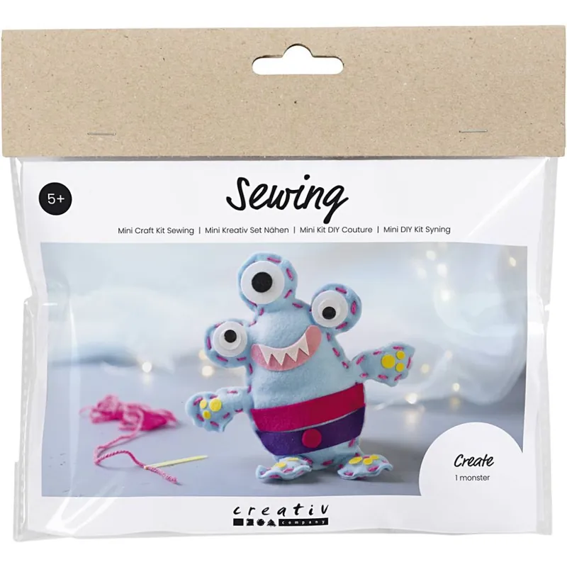 Merkproduct Mini Hobbyset Naaien Viltmonster