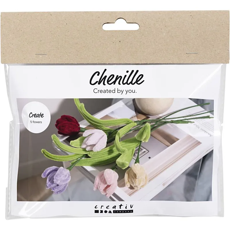 Gratis Verzending Mini Hobbyset Bloemen van Chenilledraad