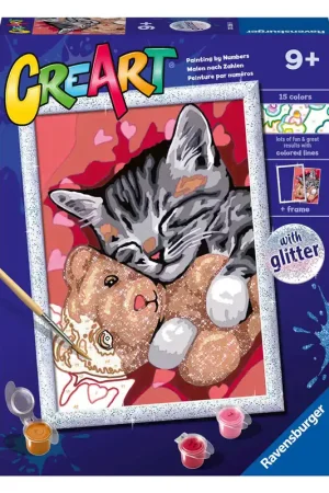 Ravensburger schilder op nummer – 18 x 24 – 9+ vredige kitten Bestel Nu
