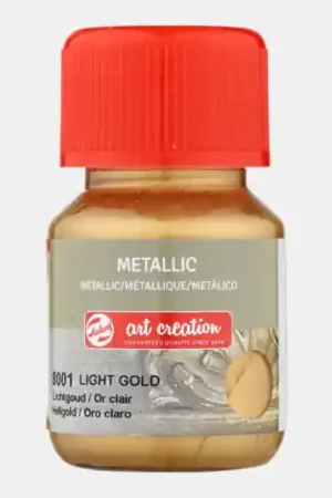 Beperkte Voorraad ArtCreation metallic 30ml – 8001 lichtgoud