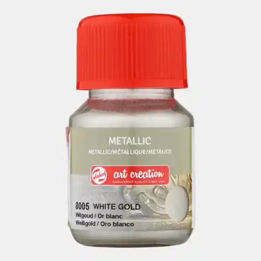 ArtCreation metallic 30ml – 8005 witgoud Finale Uitverkoop
