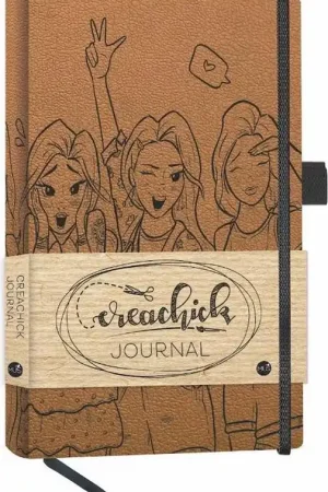 Bestel Nu Creachick journal – bruin