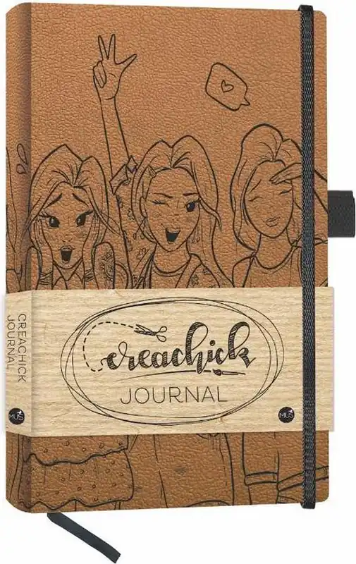 Bestel Nu Creachick journal – bruin