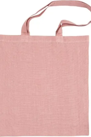 Korting Katoenen tas 38 x 42 – roze