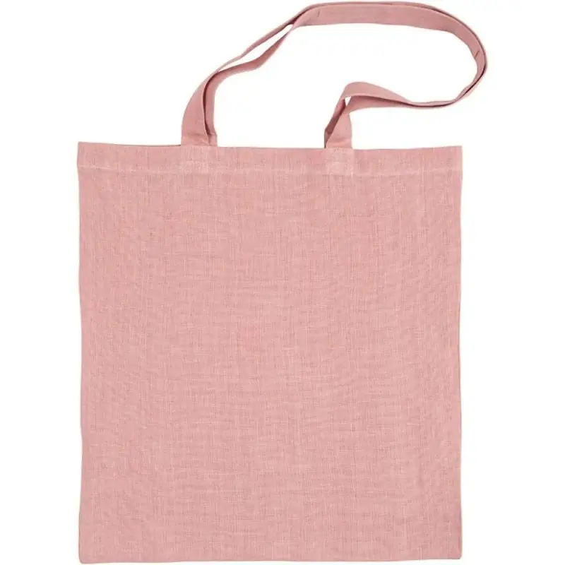 Korting Katoenen tas 38 x 42 – roze