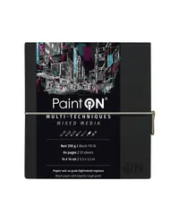 Clairefontaine Paint on book – noir 250gr 14×14 Tijdelijk Beschikbaar
